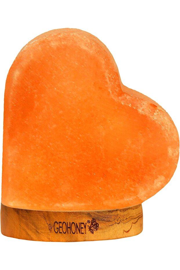 Himalayan Salt Lamp with USB Mini - Heart Shape