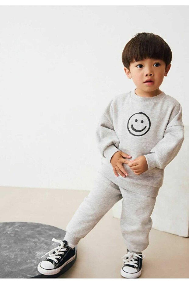 Boy's Casual Suit - Trend Print 2-Piece Set