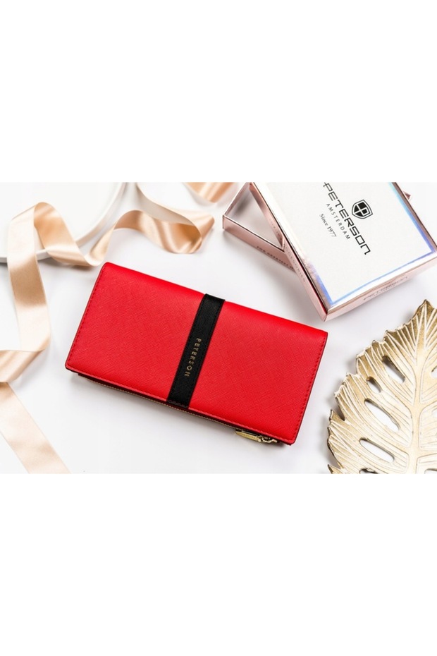 Wallet + pen + keychain set PTN ZDE-05 RED - 2