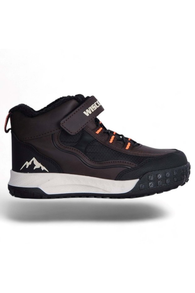 Visco 064 black-brown boys' winter boots shoes