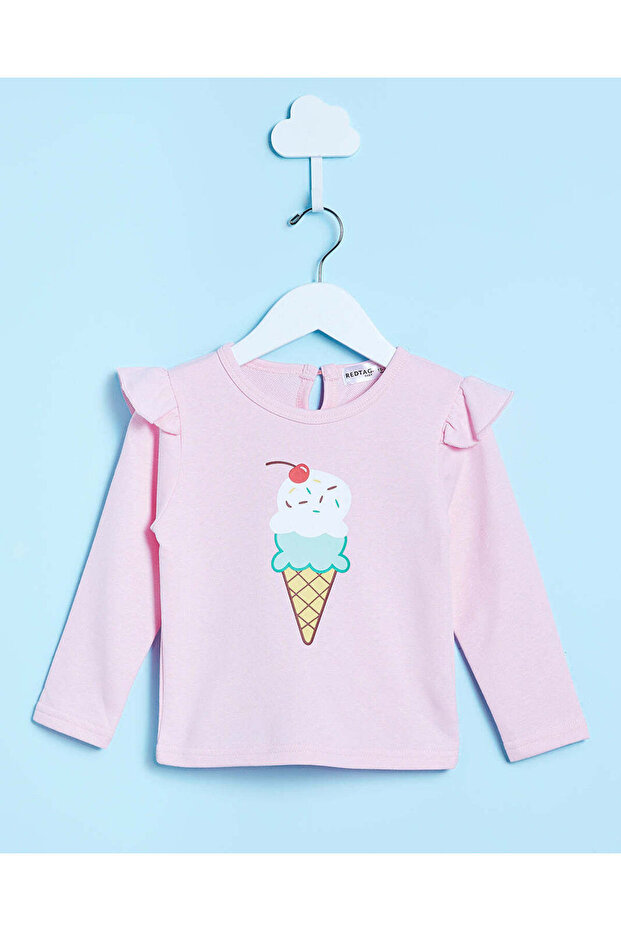 Infant Girls Pink Ice Cream T-Shirt