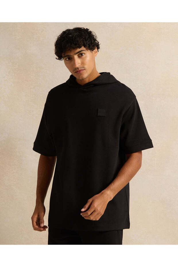 Men Black Lounge Sweatshirt
