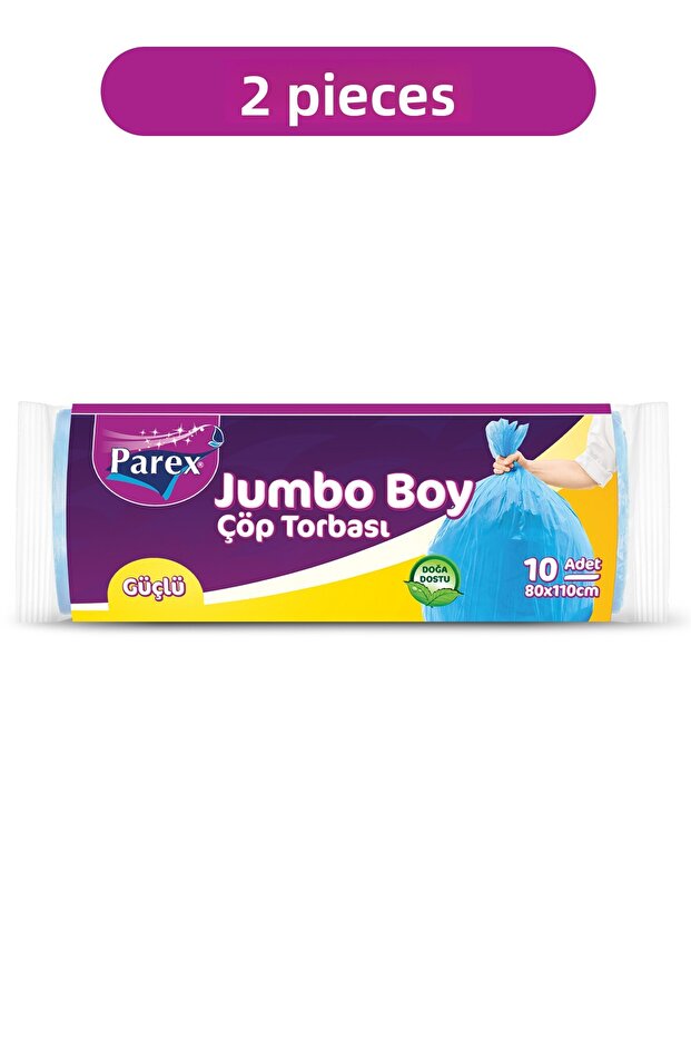 Strong Garbage Bag Jumbo Size 10 Pcs 80 X 110 cm Set of Two - 1