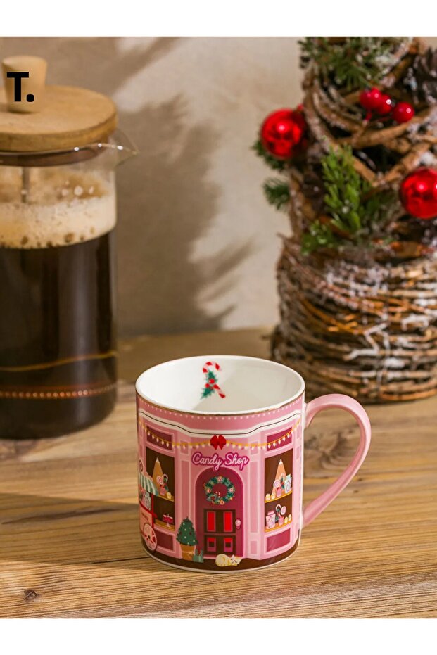 Lcw Home Mixed Printed Ceramic Mug - 1