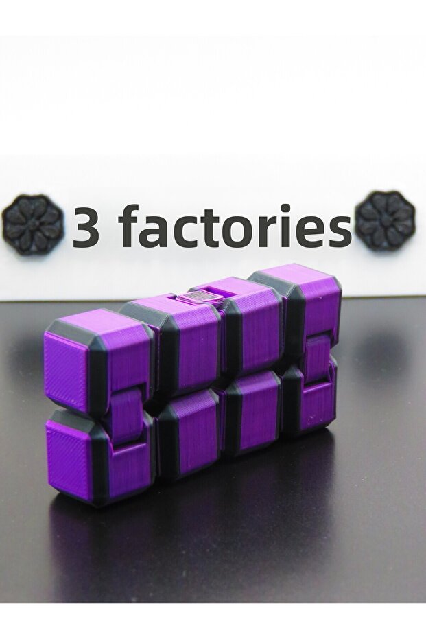 Purple Vortex Infinity Cube – Purple Energy Infinite Cube - 3