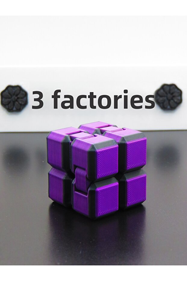 Purple Vortex Infinity Cube – Purple Energy Infinite Cube - 1