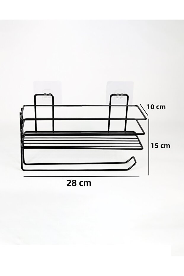 حامل مناديل ورقية مستطيل الشكل من رافلي * أسود - 3