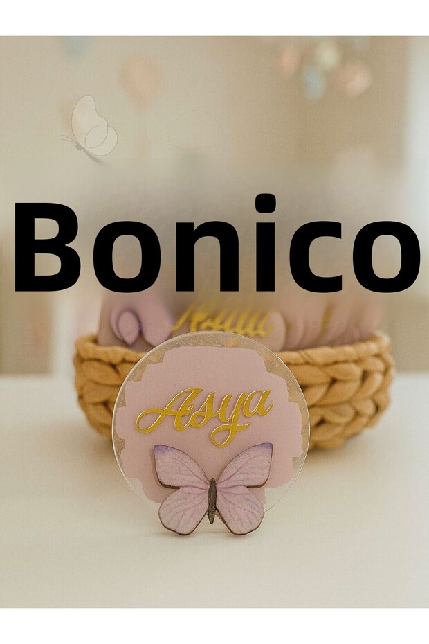 Baby Newborn Gift Plexiglass Magnet (10 Pieces in Transparent Bags)