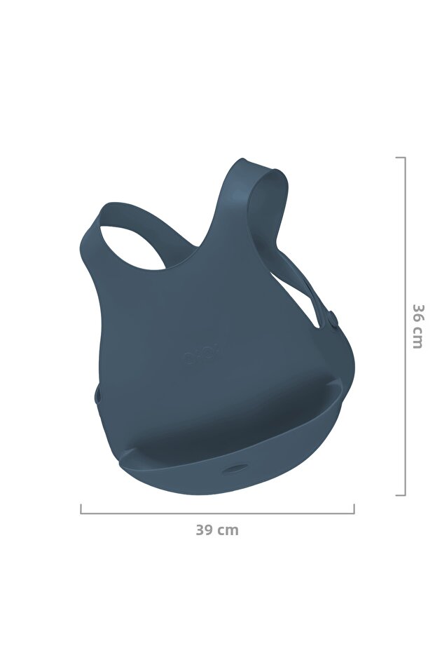 Silicone Bib - Deep Blue - 2