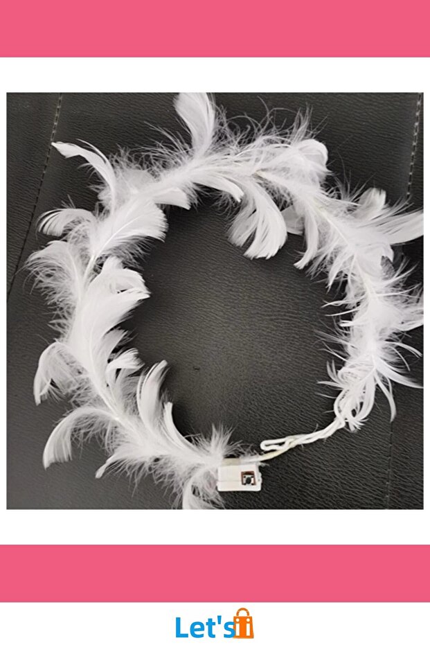 تاج حفلات مضاء بتقنية LED مع 3 وظائف، أبيض اللون - 3