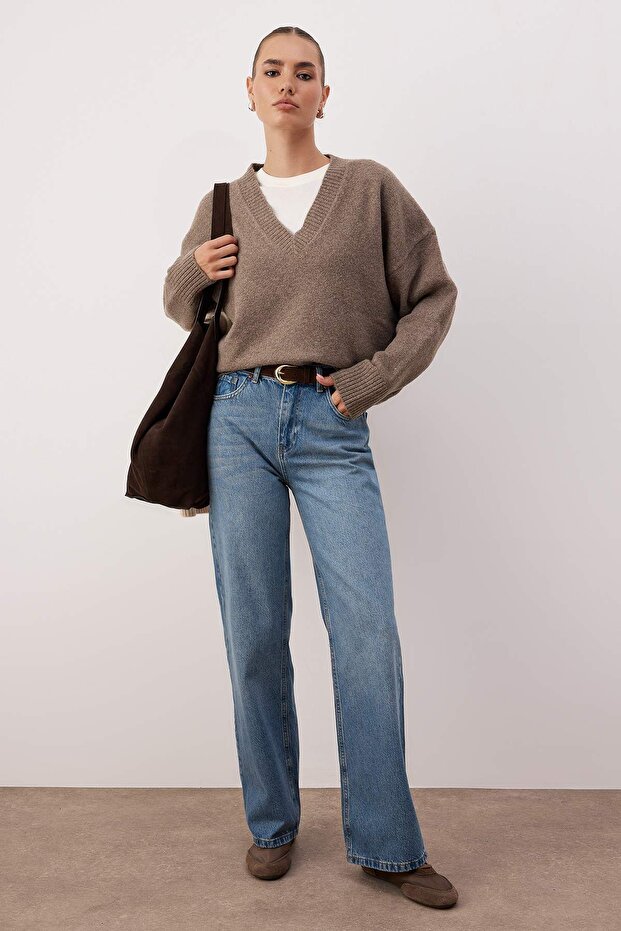 Mavi*002 Yüksek Bel Wide Leg Jeans TWOAW24JE00089 - 2
