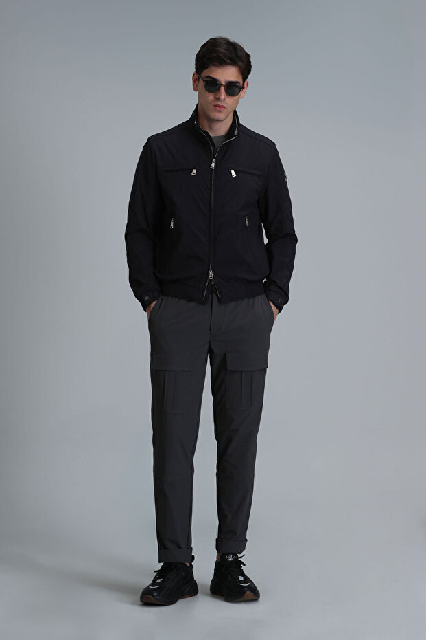 Stephan Erkek Mont Siyah - 5