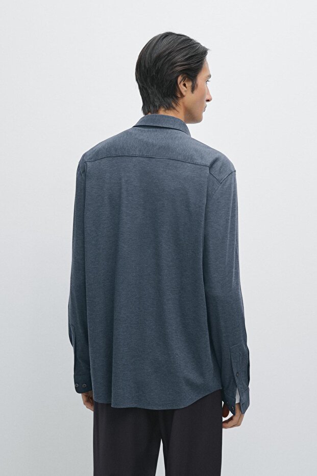 Esnek slim fit gömlek - 3