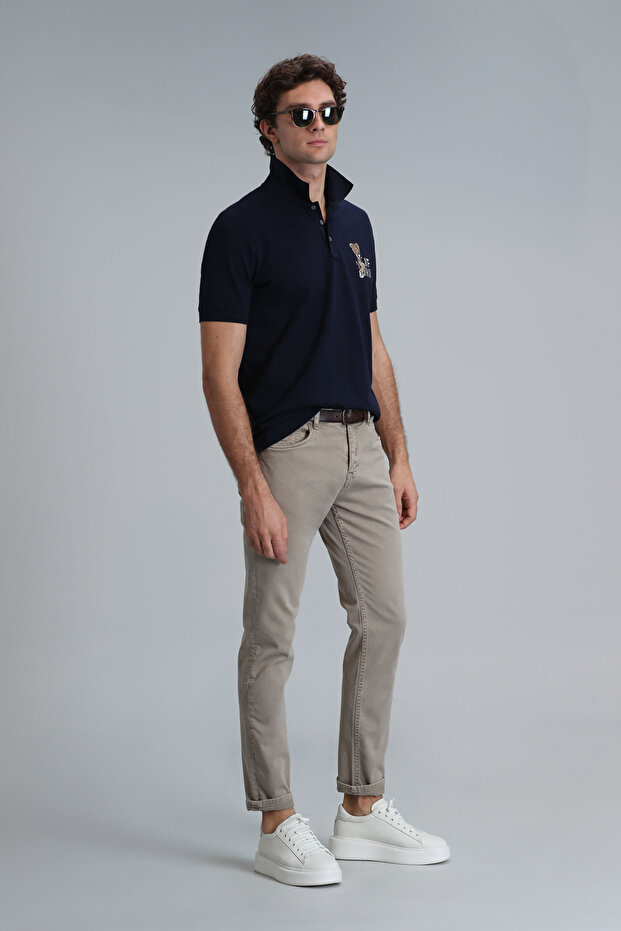 Helt Spor 5 Cep Erkek Pantolon Slim Fit Deve Tüyü - 5