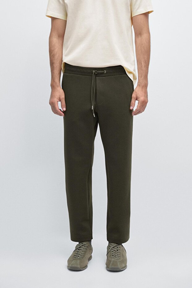 Elastik belli jogger pantolon - 2