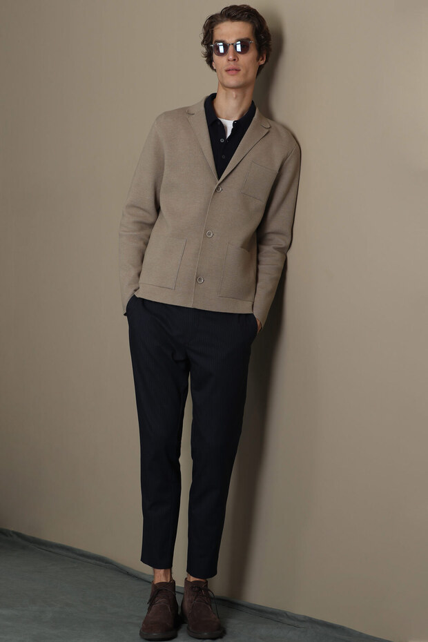 Sander Erkek Hırka Bej - 2