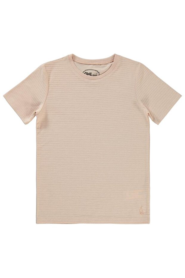 Boy 10-13 Years Old Salmon T-Shirt