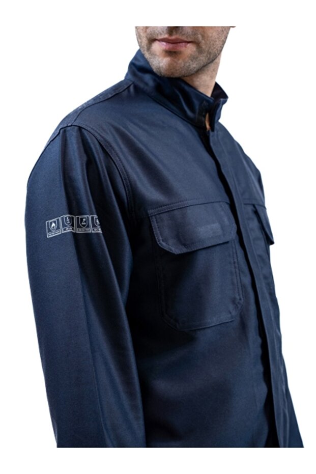 سترة لحام مقاومة للهب - 3