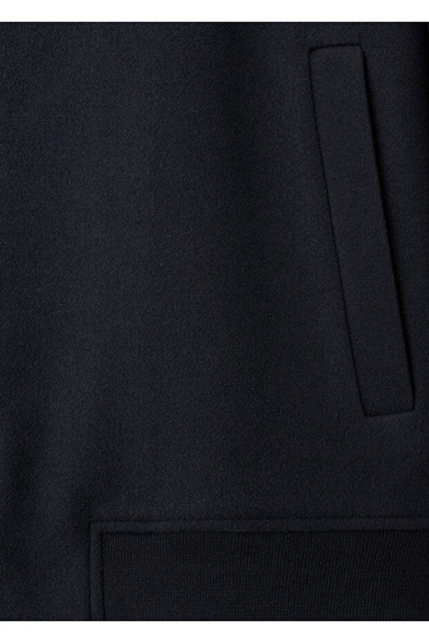 Fermuarlı bomber sweatshirt - 6