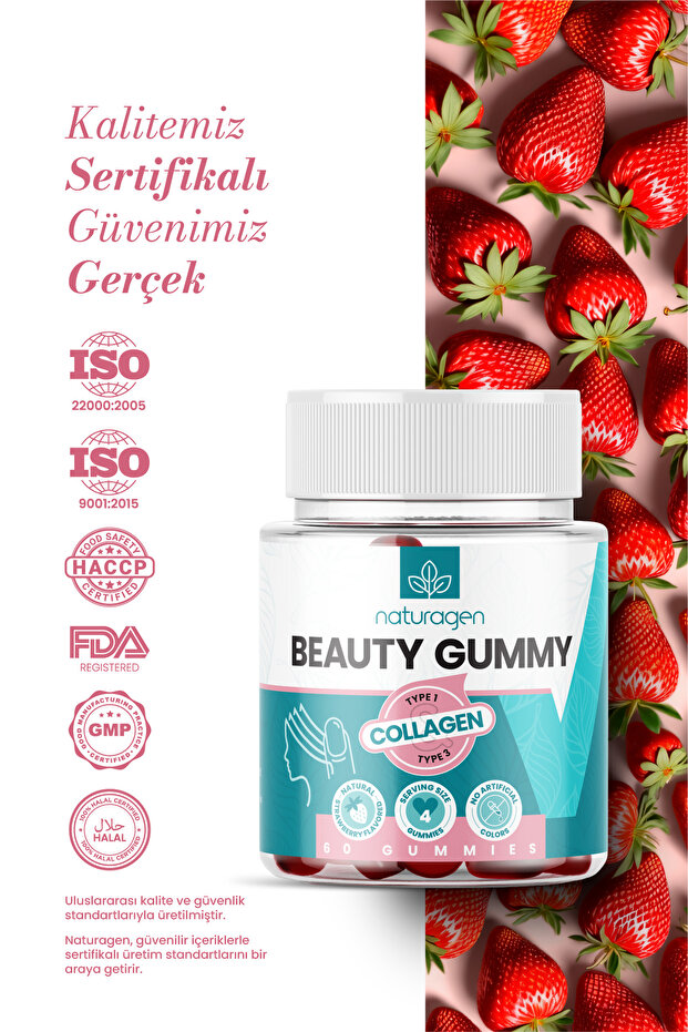 Gummy 60 Adet Tip 1&3 Kolajen Jelibon Form - 7