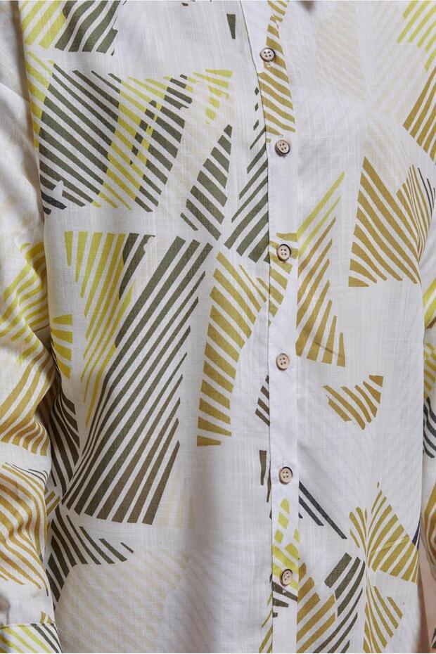 قميص منقوش تونك 44543 - 4