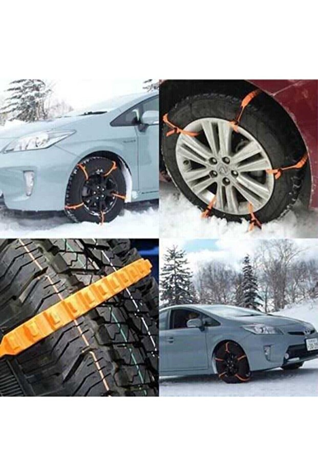 Plastik Kar Zinciri Kelepçe Tip Pratik Kar Tak Çıkar Kar Zinciri - 7