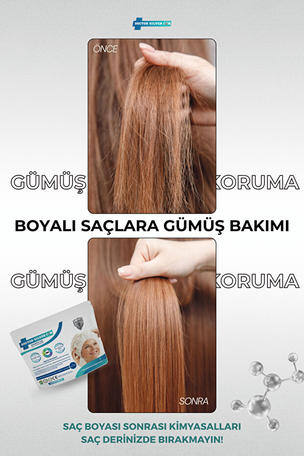 Gümüş İyonlu Saç Yıkama Bonesi 4’lü – Durulama Gerektirmez, Hasta Ve Yatalak Bakım - 6