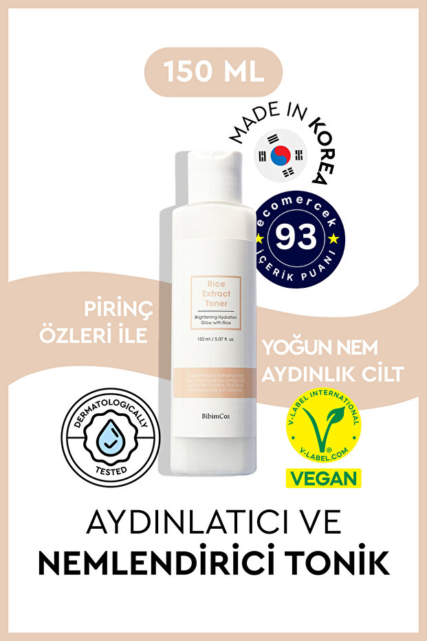 Rice Extract Toner 150ml Pirinç Özlü Tonik - 1
