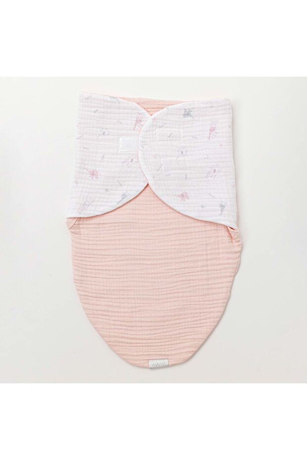 Baby Girl Muslin Swaddle Somon