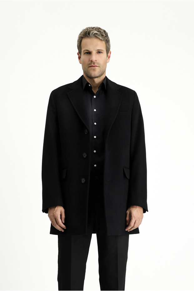 معطف كلاسيكي من الصوف - 1