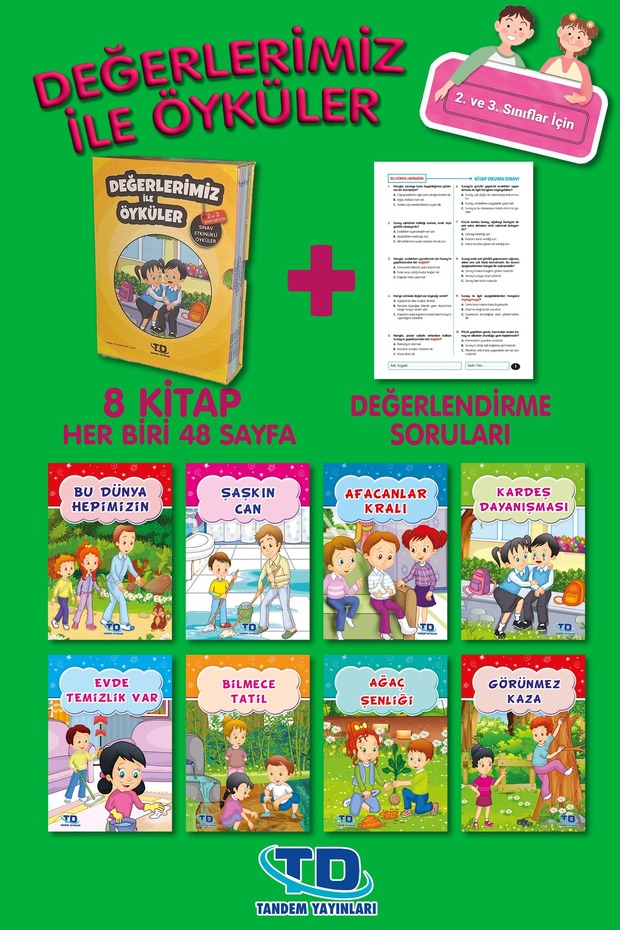 Değerlerimiz Ile Öyküler 10 Kitap 2. Ve 3. Sınıflar