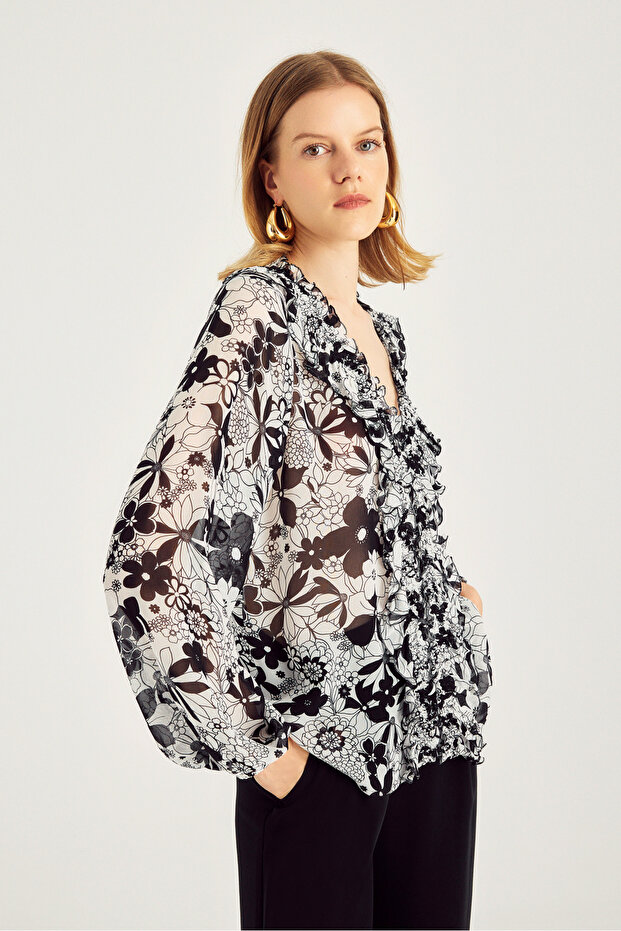 Fırfırlı Bluz - 3