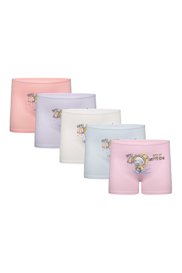 5'li Kız Çocuk Şort 4271PB53 - 1