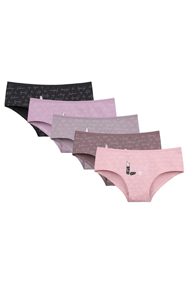 5'li Genç Kız Şort 6581B5 - 1