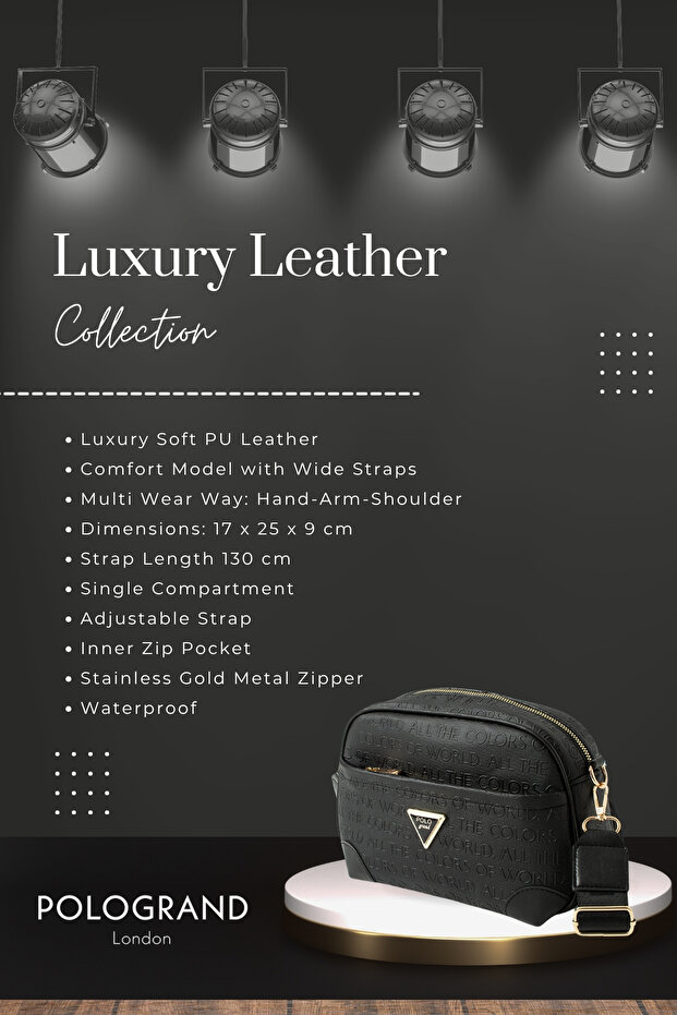 Özel Hediye Kutulu Sevgililer Günü Hediyesi Lüks Yumuşak Deri Konforlu Çapraz Askılı Omuz Çantası - 3