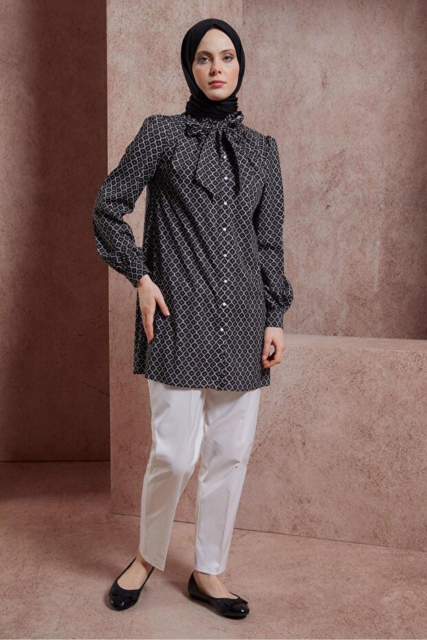 تونك منقوش 44547 - 2