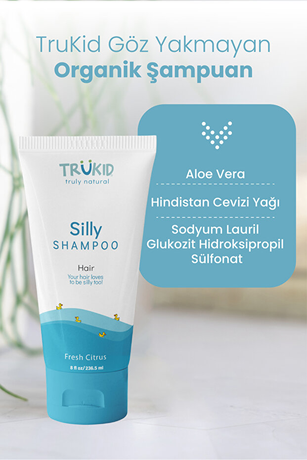 Göz Yakmayan Organik Şampuan 236.5 ml - Silly Shampoo - 3