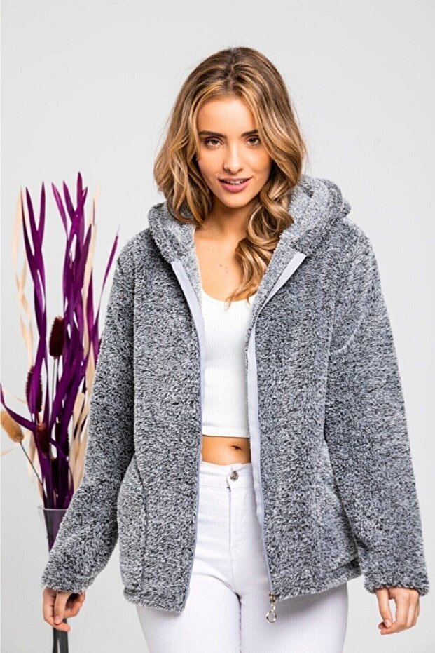 Fleecová mikina na zip - 4