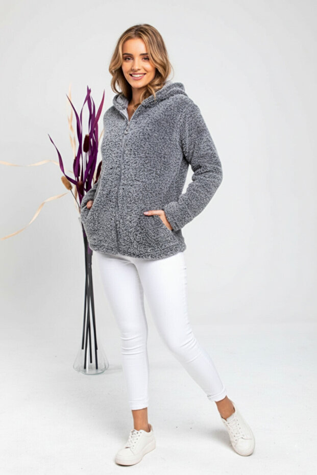 Fleecová mikina na zip - 6