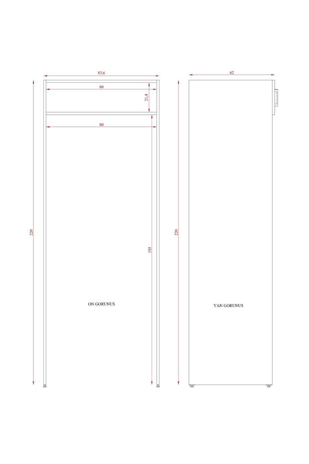 MDF BUZDOLABI DOLABI - 5