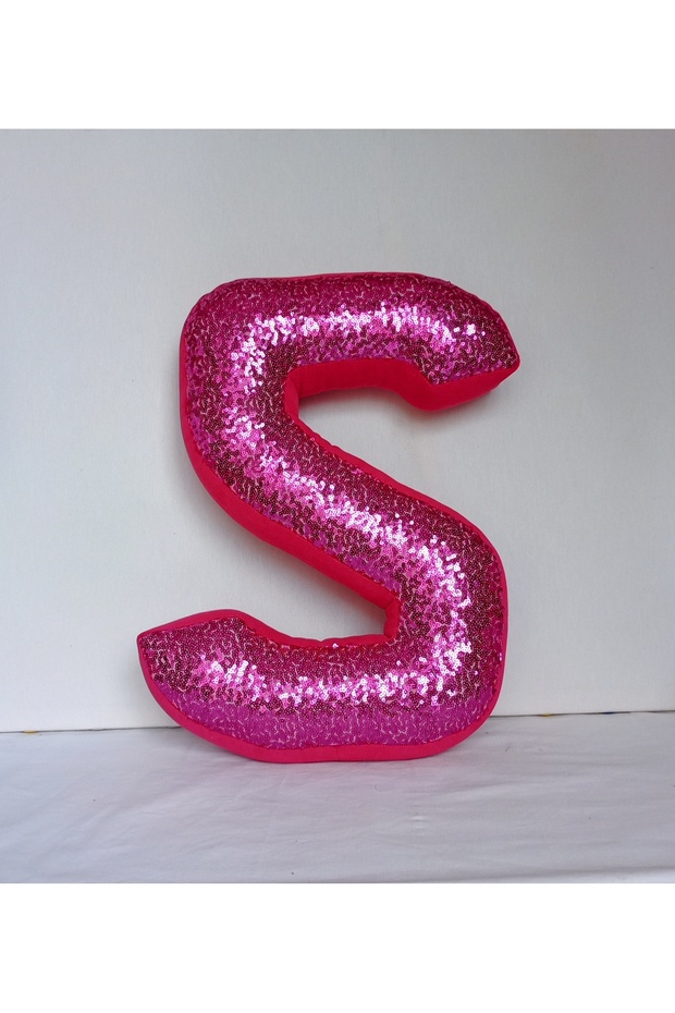 Harf Yastık Payetli ' S' - 4