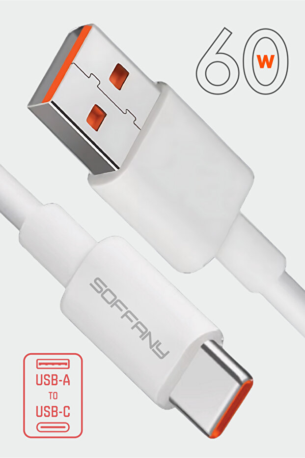 SY-280 60W USB-A USB-C USB Data Kablosu - 1