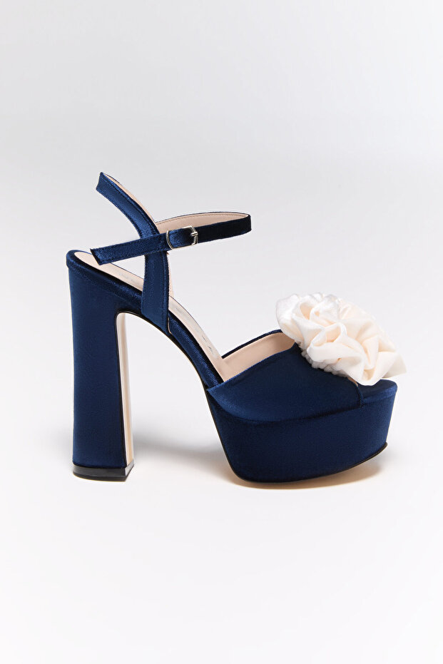 Bloom Navy Heels - 1