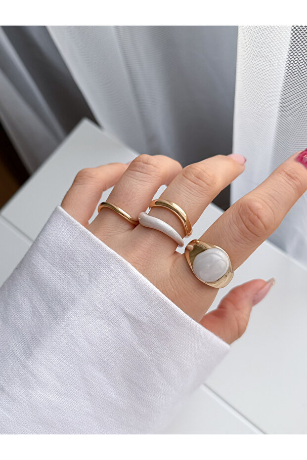 Colorful Multi Ring Set - 4