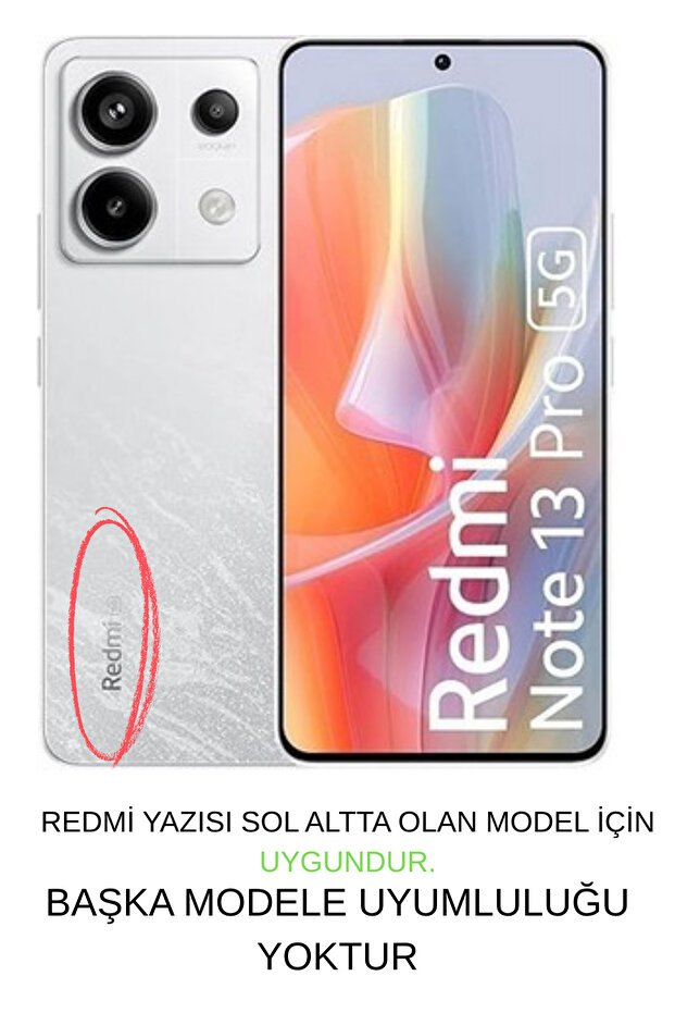 غطاء شفاف متوافق مع هاتف شاومي ريدمي نوت 13 برو 5G بنمط الكرز، مقاوم للصدمات مع حماية للكاميرا - 4