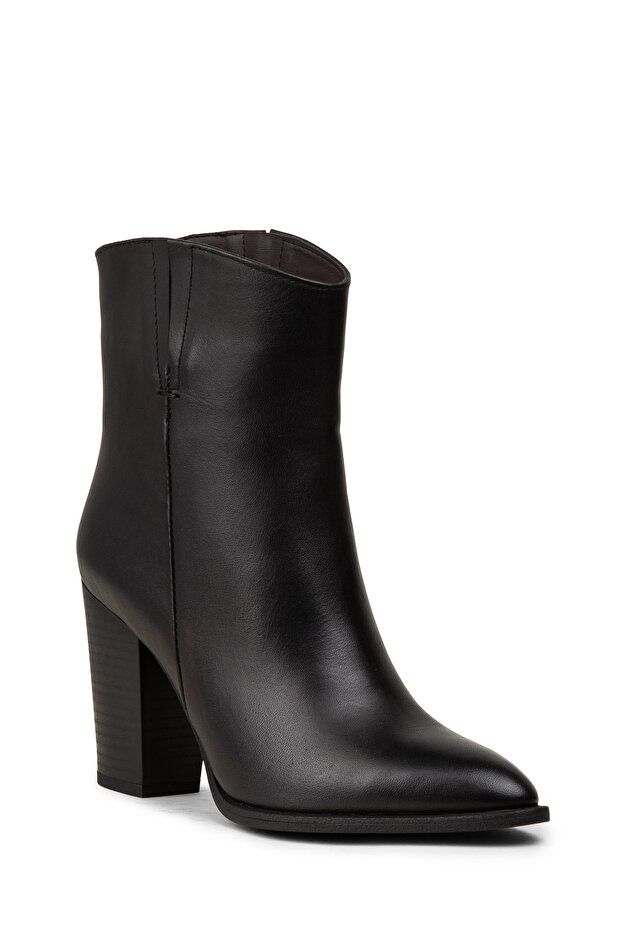 Hakiki Deri Siyah Kadın Bot - 8