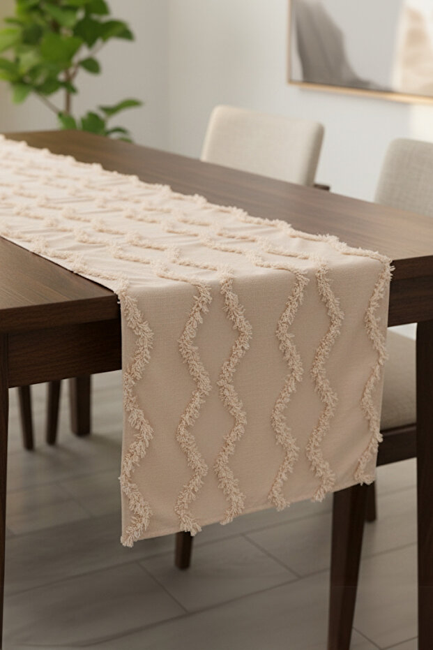 Püskül Dalgalı Runner 40x140 - 1