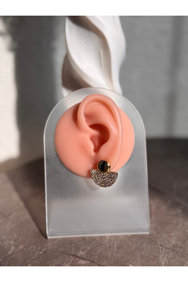 MERS MODEL TAŞLI KÜPE - 5