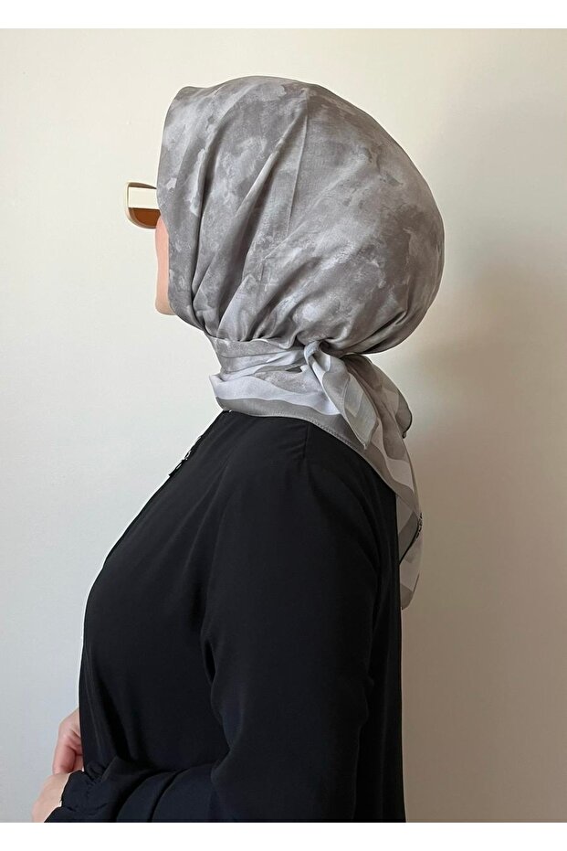 وشاح ناعم من فرو المنك بنمط السحابة - 1