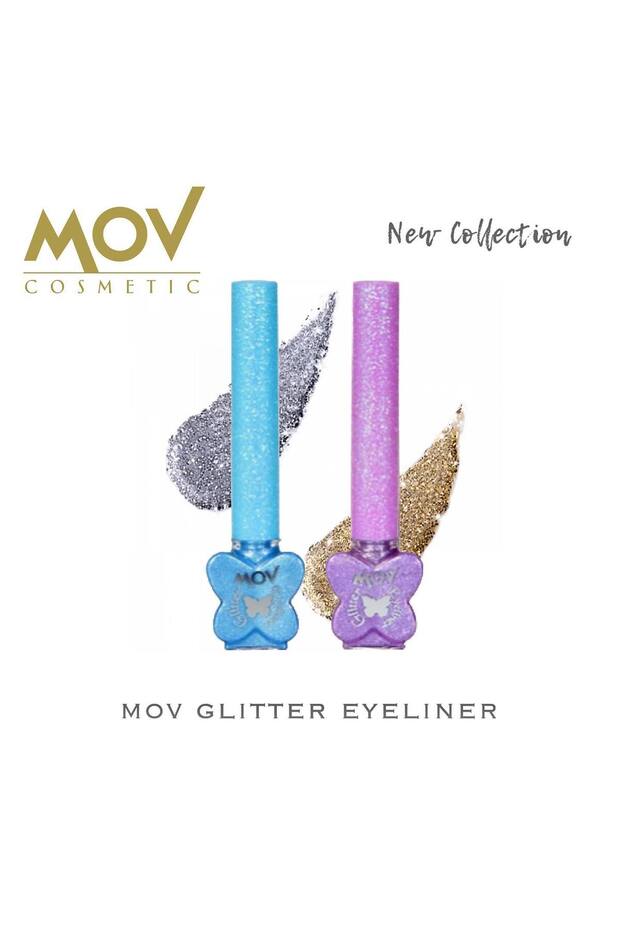 Glitter Eyeliner Mavi – Işıltılı ve Uzun Süre Kalıcı Göz Makyajı - 3